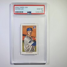 Gavin Lux - 2020 Topps 206 T206 - Base Back - PSA 10 GEM MINT