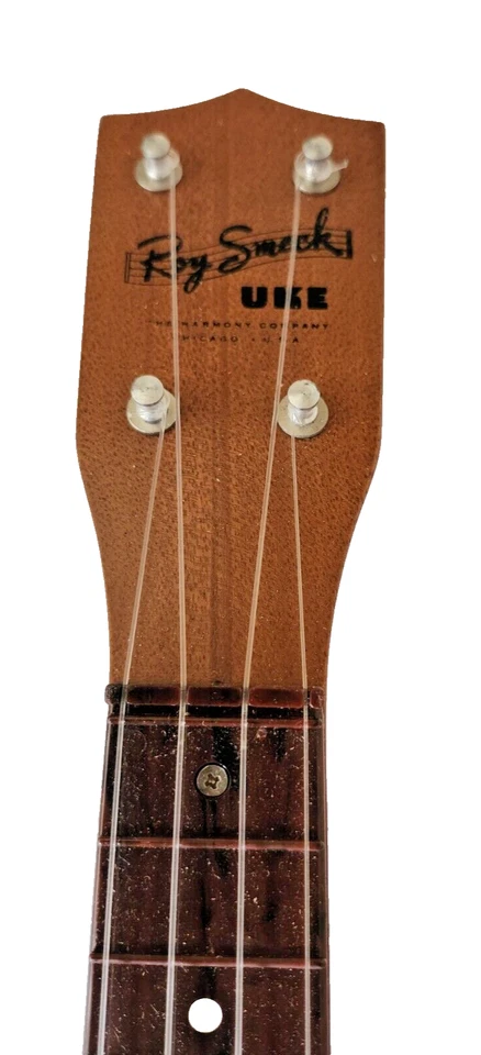 Vintage Roy Smeck Mahogany Uke with carrying case. The Harmony Company, Chicago - Image 2 of 4