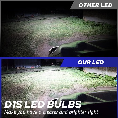 2PCS D1C/D1R/D1S 6500K White LED Headlight SET Replacement HID Xenon Light Bulbs - Picture 3 of 9