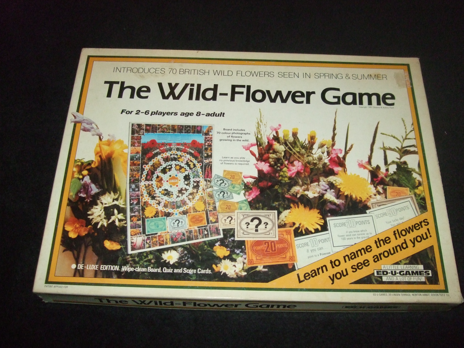 THE WILD FLOWER GAME - VINTAGE BOARD GAME (WOODEN TOKENS) 1985 BY ED-U-GAMES  | eBay