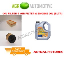 OEM DIESEL OIL AIR FILTER KIT + VL 5W30 OIL FOR PEUGEOT 308 CC 2.0 136 BHP 2009-