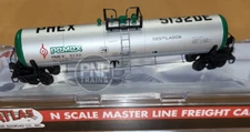 N Scale ATLAS 50006314 PEMEX GATX 20,700 gal non-insulated tank car Rd# 5146