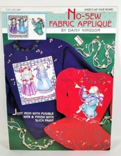 Daisy Kingdom Christmas No Sew Appliques Angels We Have Heard Fabric Vintage NEW