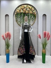 New Beautiful Designer Georgette Salwar Kameez With Fancy Shrug For Party Wear