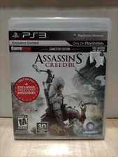 Assassin's Creed III 3 Sony PlayStation 3 PS3 Complete CIB with manual