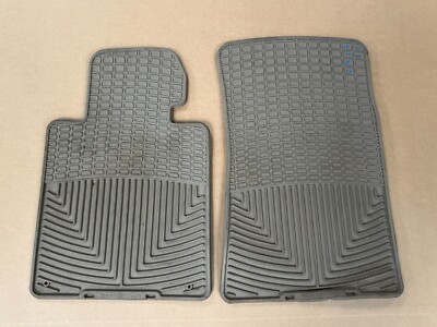   1996-2002 BMW Z3 E36 ALL WEATHER FLOOR RUBBER MAT LINER GRAY OEM LOT2525