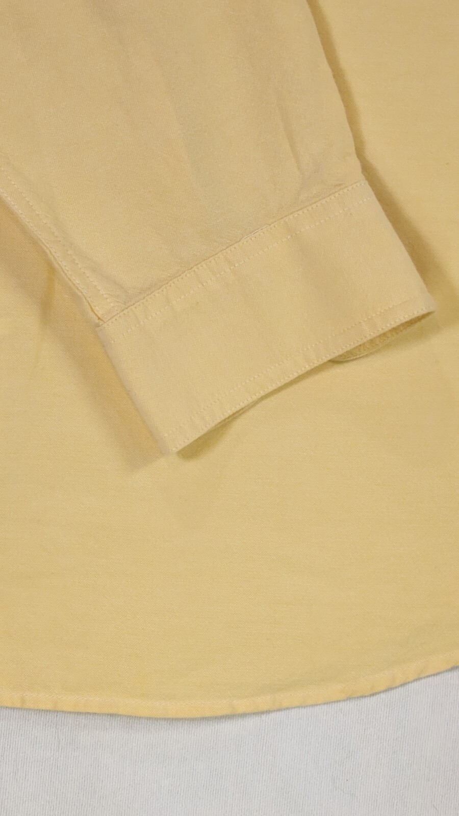 Chaps Solid Yellow 100% Cotton Large Long Sleeve … - image 16