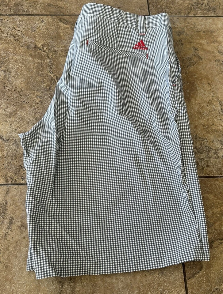 ADIDAS Light Weight Stretch Performance multicolors Golf Shorts Sz 36 Fit 37X10 - Image 4 of 4