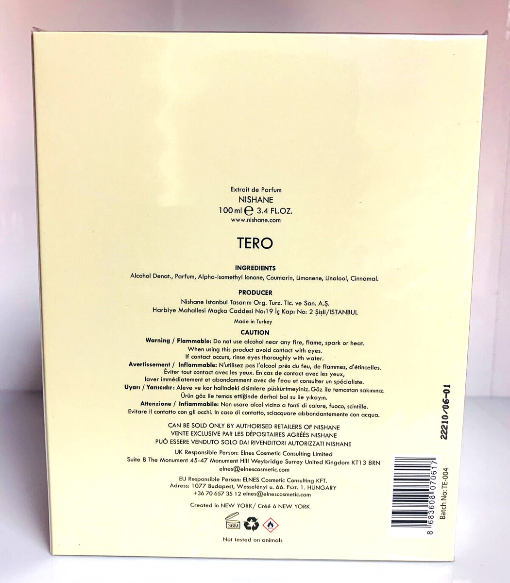 Nishane Tero ニシャネ テロ エキストレド パルファム 100ml