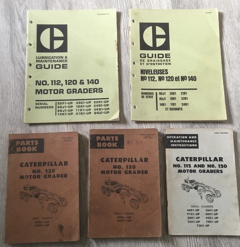 Caterpillar CAT 120 Motor Grader 89G1-UP Service Manual Maintenance Parts Book - Afbeelding 4 van 5