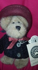 NWT Boyds Bear "ELOISE WILLOUGHBY" 918402 Retired Hangtag Sweater Hat Bow 6" NEW