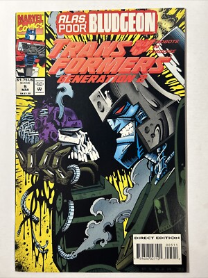 Transformers Generation 2 #5 Marvel Comics 1993 Megatron Optimus Prime Copy B