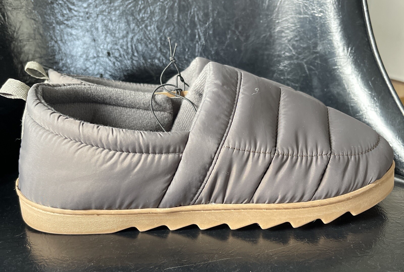 APL Dearfoams Pantofole Pavimentazione Topazio L(9 10) Donna Grigio Tampone