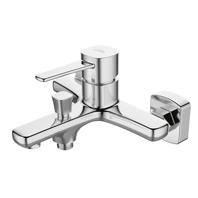 BADLAND Badewannenarmatur GLAMOUR Silber Badarmatur Wannenbatterie