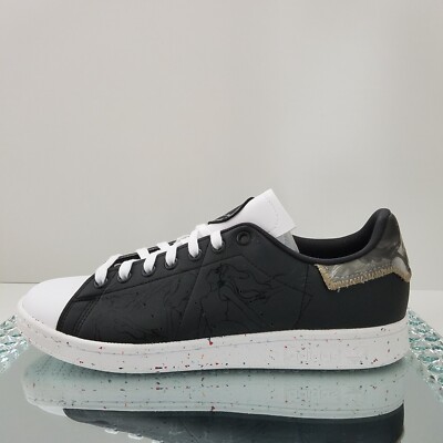 NEW Men's Size 7 Adidas Stan Smith Black/White Sneakers GY5347