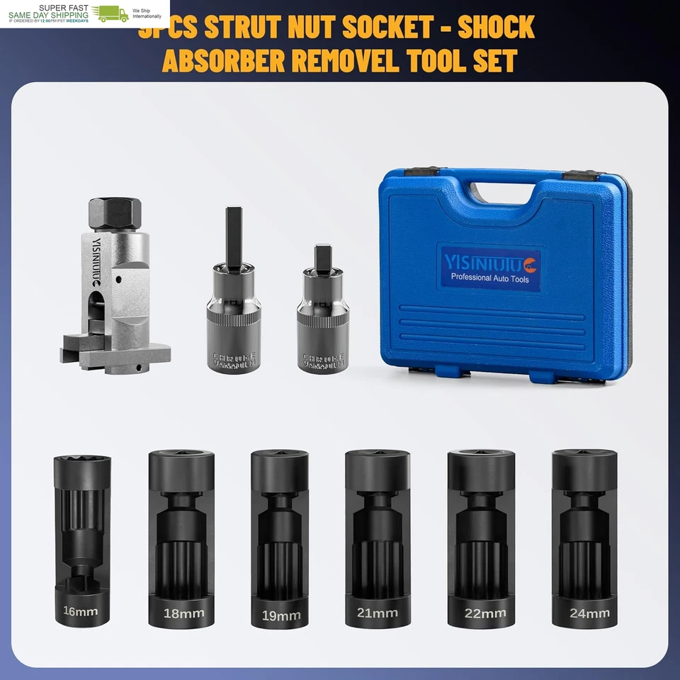 Zócalo de tuerca de puntal 16 mm 18 mm 19 mm 21 mm 22 mm 24 mm con suspensión puntal nudillo Spr Foto 2 de 4