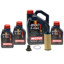 Wix Filter Motul 8L 8100 X-Max 0w40 Engine Oil Change Kit For Mercedes C190 AMG