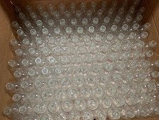 288x Pack Lot Clear Glass Bottles 2oz Boston Round Bottle Type III Flint No Lid