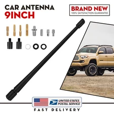 For 2011 2012 Jeep Grand Cherokee 9" Stubby Black Antenna Mast Radio AMFM US