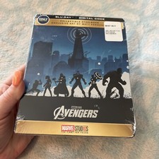 NEW  MARVEL Avengers SteelBook  Bluray Art Matt Ferguson BEST BUY ONLY