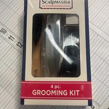 Scalpmaster SC-9050 4 Piece Grooming Kit Set For Beards and Mustaches NEW