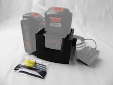 Wall Mount Battery and Charger Organizing Bracket for Black & Decker 20V LCS1620