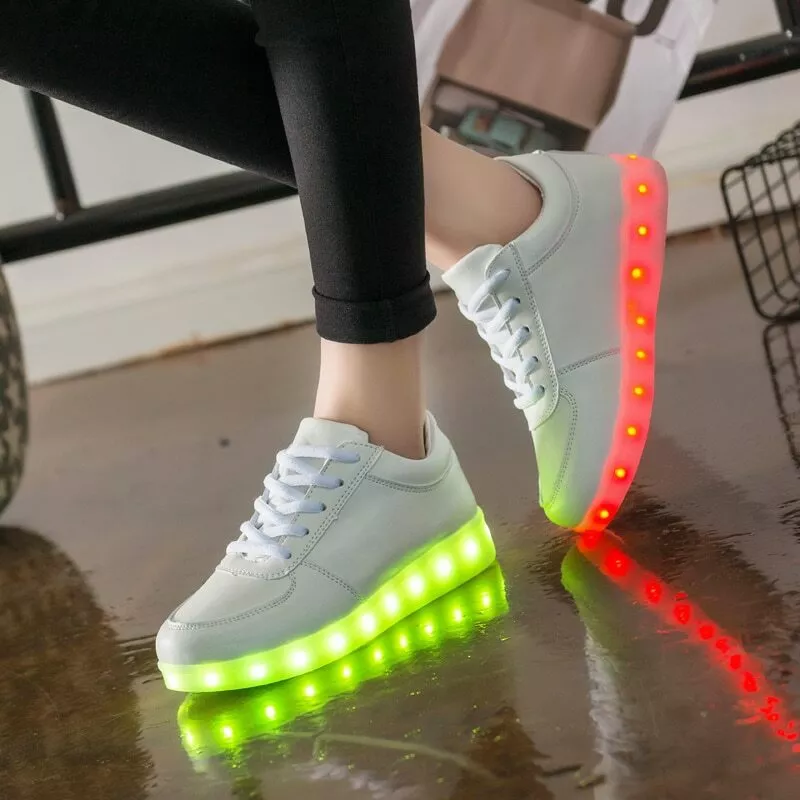 Tenis de Luces Niños y Niñas, Zapatillas para Jovenes, con Luz LED | eBay