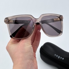 Vogue Women Sunglasses Clear Brown Violet Square VO5476SB 29407N54 BRAND NEW