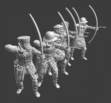 Northern Crusades Miniatures Medieval Archers x5 Firing Crusades Crusaders 28mm