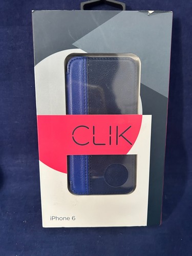 Click iPhone 6 Plus / 6S Plus Blue Shell Wallet Magnetic Case + Screen Protector - 第 3/5 張圖片