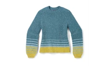 Smartwool Cozy Lodge Ombre Sweater Women's XS Twilight Blue Green