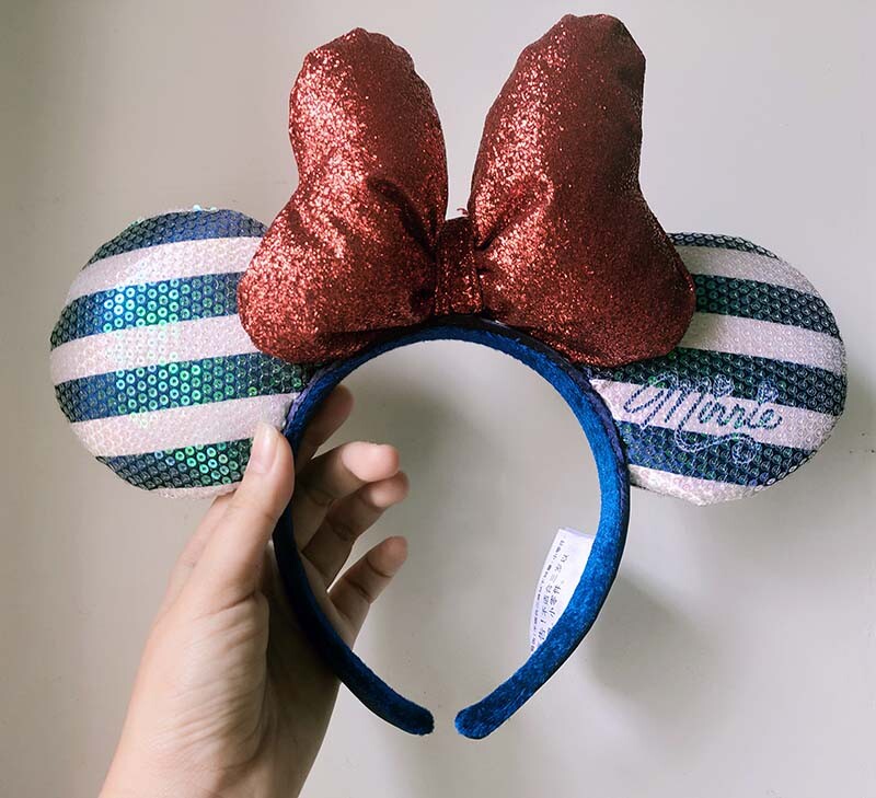 Disney parks Disney Rainbow Sequin Minnie Mouse Ears Disney Parks Pride Rainbow Bow Sequin Minnie Mouse Ears  main image 2