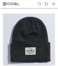 Coal Headwear The Uniform Beanie Charcoal Grey Unisex OSFM New
