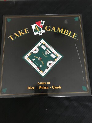 Take a Gamble Board Game  Games Like Dice Poker & Cards -NEW-
