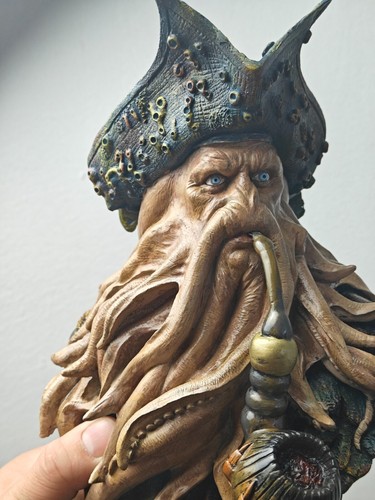 Pirates of the Caribbean Davy Jones 1/3 bust resin statue figure - Picture 7 of 10
