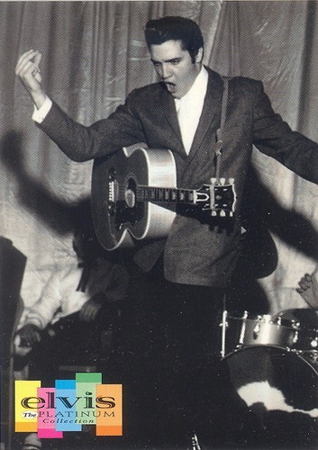 ELVIS THE PLATINUM COLLECTION 1999 INKWORKS PROMO CARD P1 PRESLEY - Picture 1 of 1