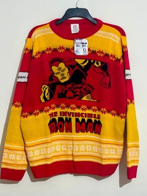 Christmas Jumper Invincible Iron Man Numskull Marvel Movie Xmas Sweater 3XL XXXL