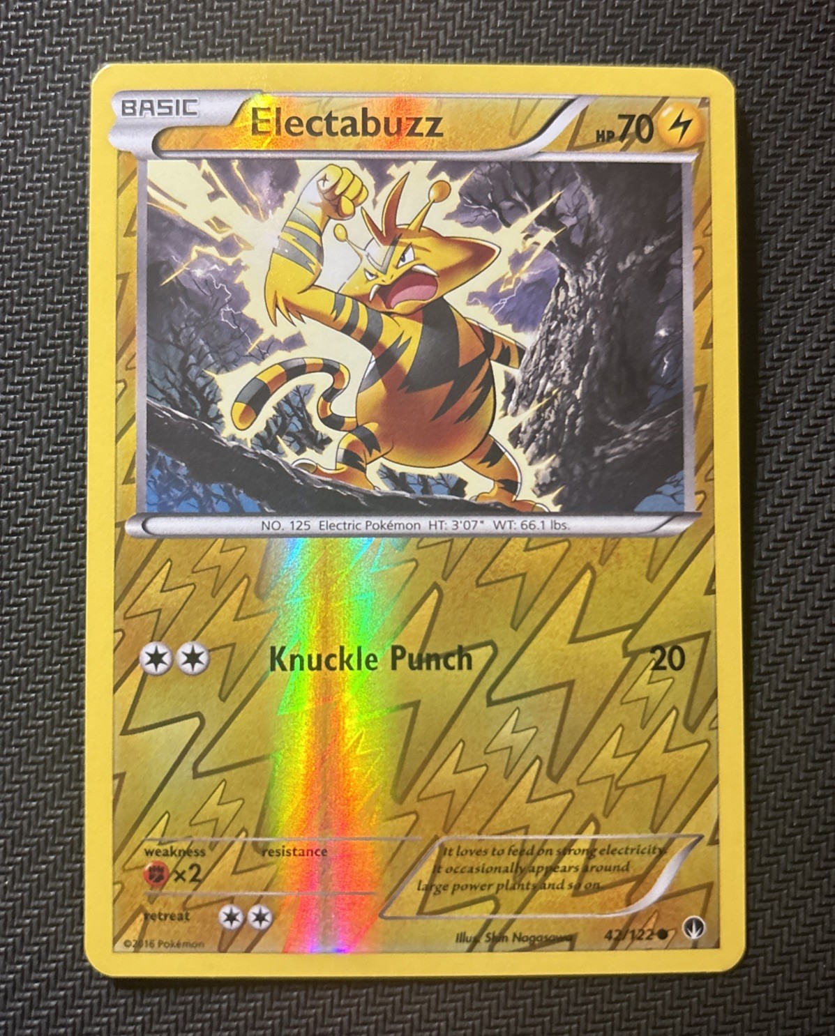 Electabuzz 42/122 Breakpoint Reverse Holo