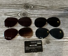 4 Pair - Vintage Porsche Design by Carrera Sunglasses Lenses Model 5623-Small