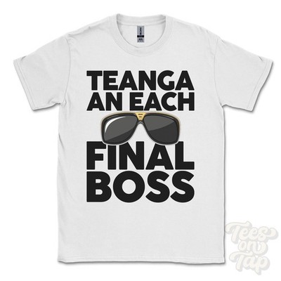 TEANGA AN EACH FINAL BOSS T-SHIRT lustiges Weihnachtsgeschenk Ullapool Highland Schottland