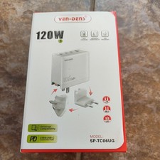 120W 4-Port USB C Fast Wall Charger Universal Plug Adapter New Sealed 3 for £50