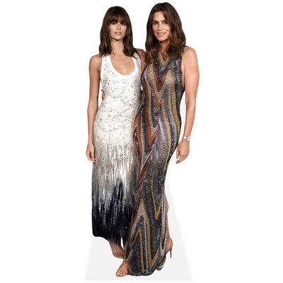 Kaia Gerber And Cindy Crawford (Duo 1) Mini Celebrity Cutout