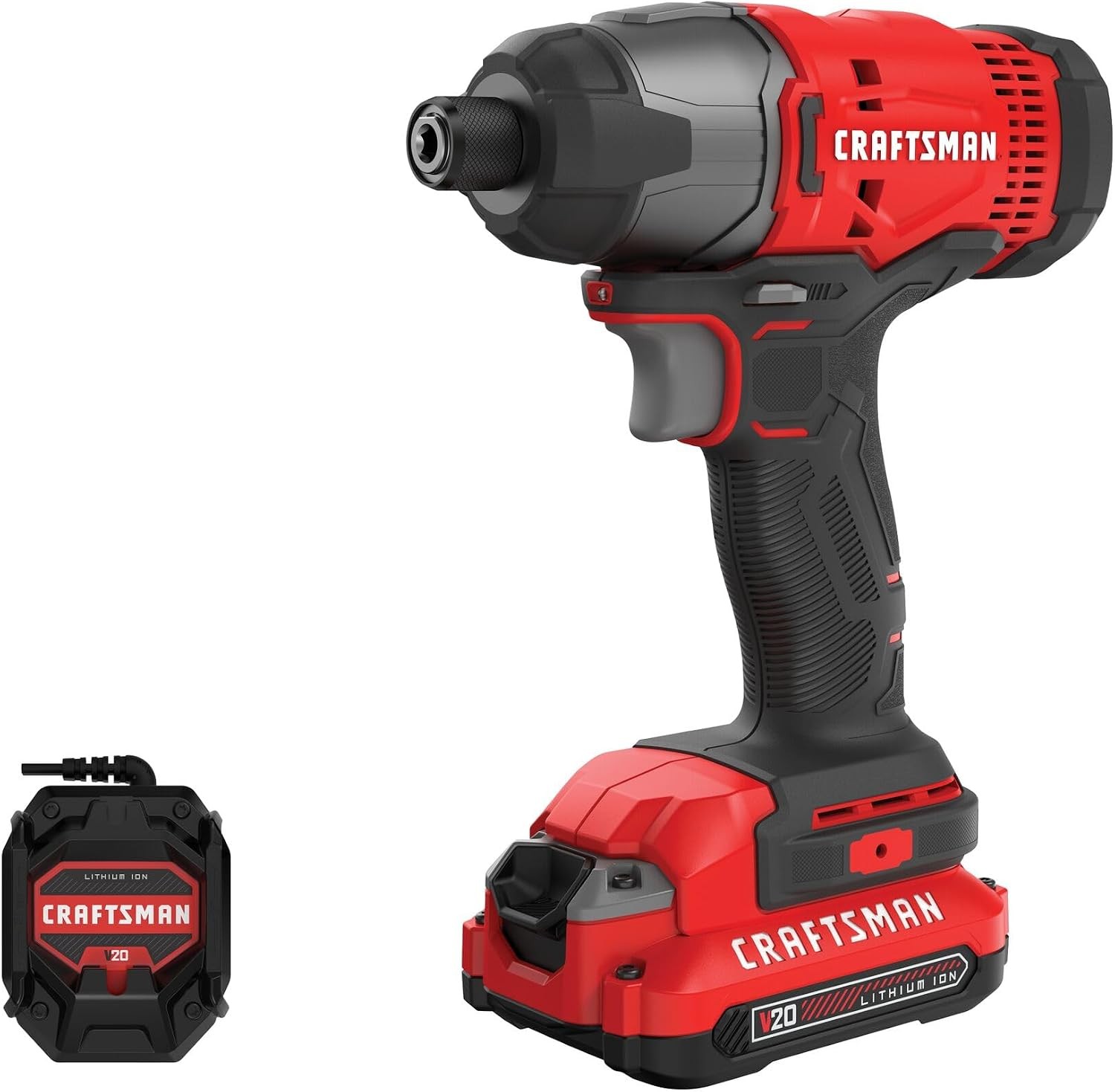 Impact Rdiver 20V MAX Impact Driver Kit,1/4 Inch,2,800 RPM, LED Work light | eBay