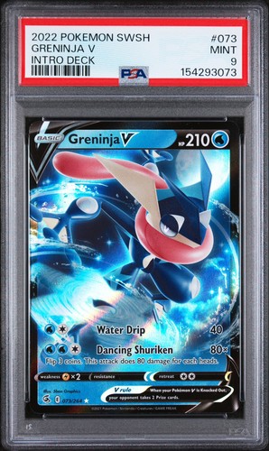 Greninja V graded PSA 9 for sale on eBay