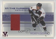 2000 ITG Be A Player Memorabilia In the Numbers Vault Ruby 1/1 Tony Amonte 0c6