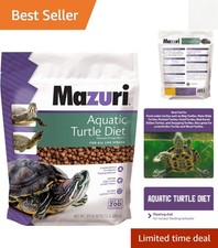 Nutritionally Complete Turtle Food   12oz   Floating Pellets for Natural Feeding