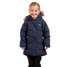 Kids Girls Trespass UNIQUE Quilted Casual Water Resistant Jacket School Coat