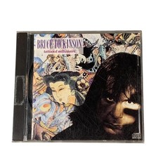 Bruce Dickinson Tattooed Millionaire CD 1990 Hard Rock Album Columbia