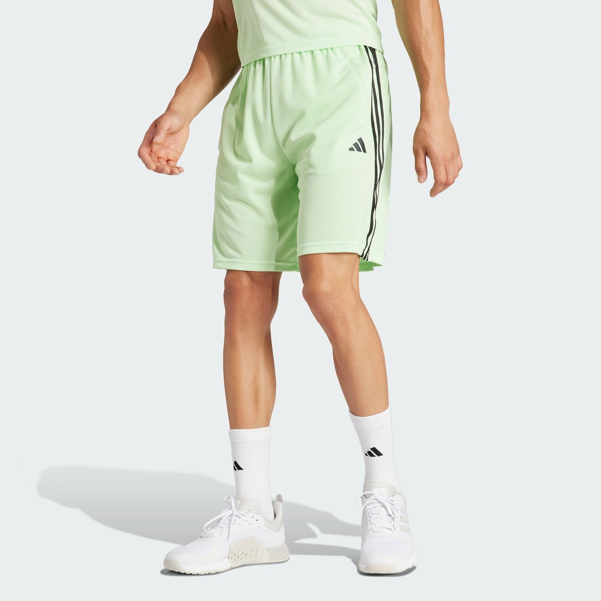 adidas men Train Essentials Piqué 3-Stripes Training Shorts