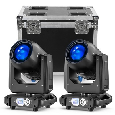 UKING 200W Moving Head Light +Flight Case Stage Lighting For Party Bar Club DJ